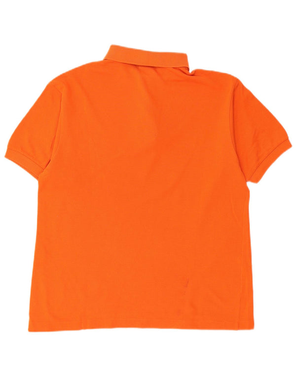 LACOSTE Poloshirt für Jungen, 15–16 Jahre, orange Baumwolle