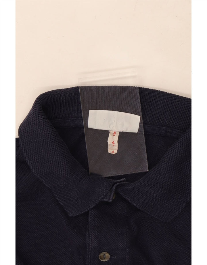 LACOSTE Herren-Poloshirt, Größe 4, mittelgroß, marineblau, Baumwolle
