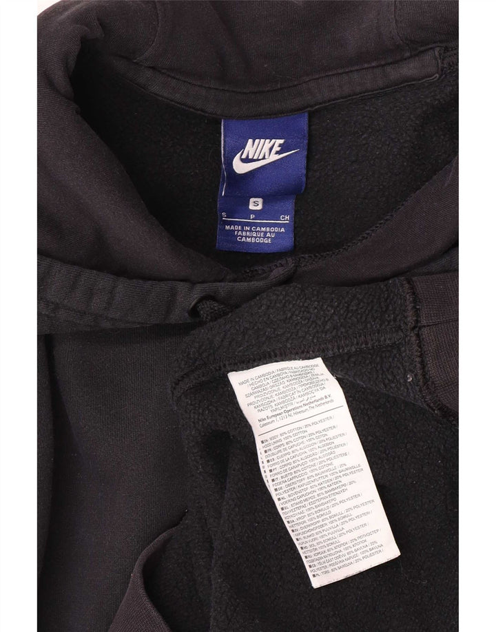 Nike Herren-Kapuzenpullover mit normaler Passform, Größe S, Schwarz, Baumwolle