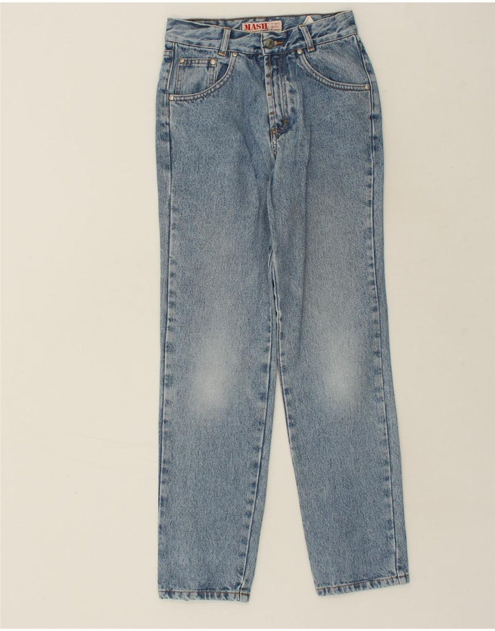 MASH Womens Slim Jeans W24 L29  Blue Cotton | Vintage Mash | Thrift | Second-Hand Mash | Used Clothing | Messina Hembry 