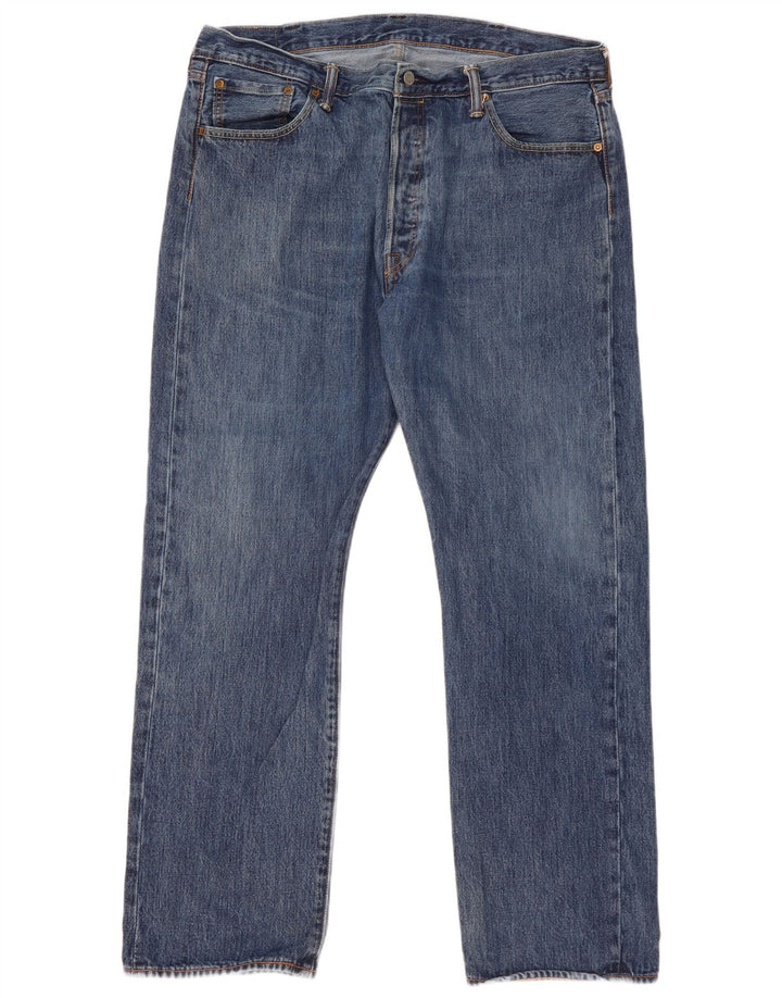 Levi's Herren 501 Straight Jeans W40 L32 Blaue Baumwolle