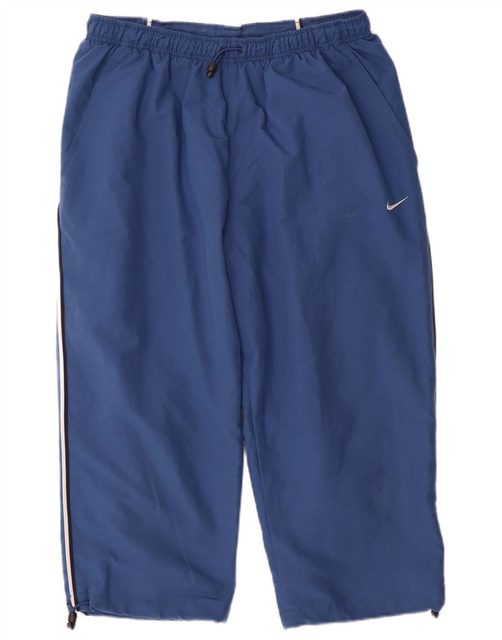 Nike Herren Capri-Trainingshose, Größe L, Blau, Polyester