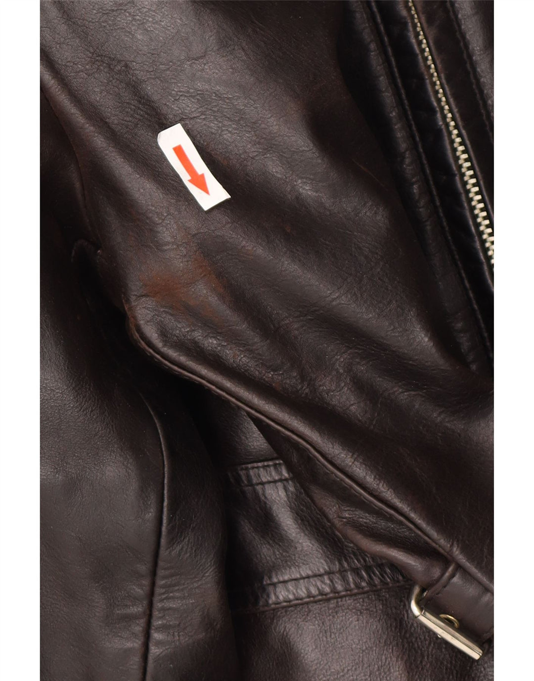 Conbipel Herren Natural Wear Lederjacke UK 38 Mittelbraunes Leder