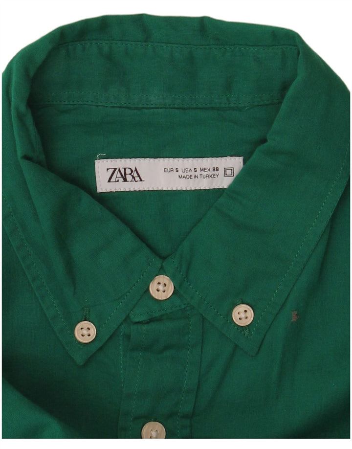 Zara Herrenhemd Small Grün