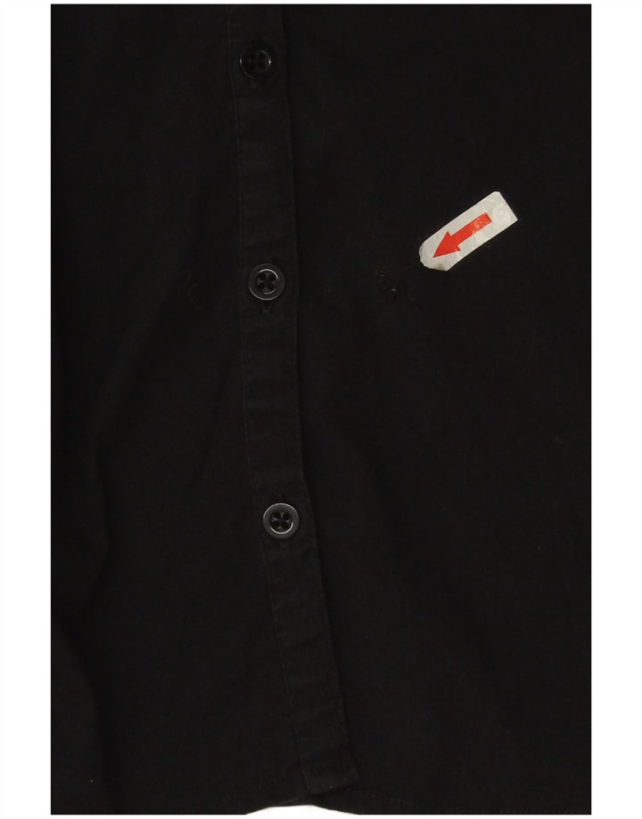 Calvin Klein Damen Hemd EU 42 Large Schwarz