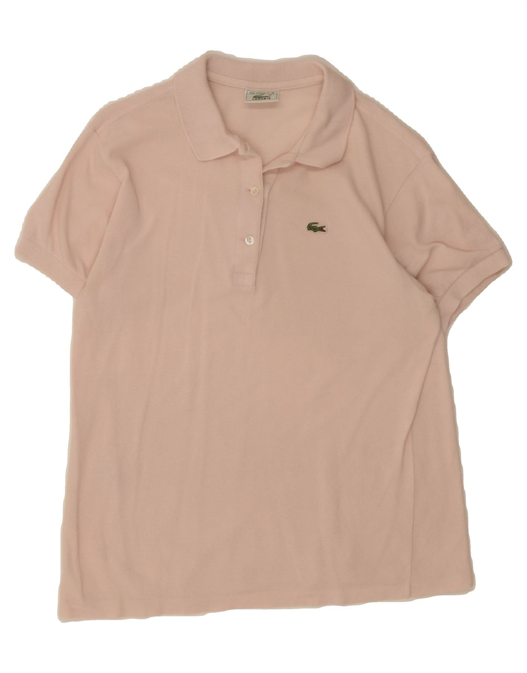 LACOSTE Womens Polo Shirt Size 38 Medium Pink Cotton Vintage Lacoste and Second-Hand Lacoste from Messina Hembry 