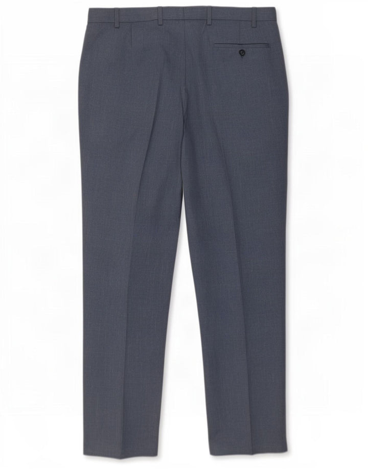 Marks & Spencer Herren-Chinohose, normal, W38, L33, Blau, Polyester