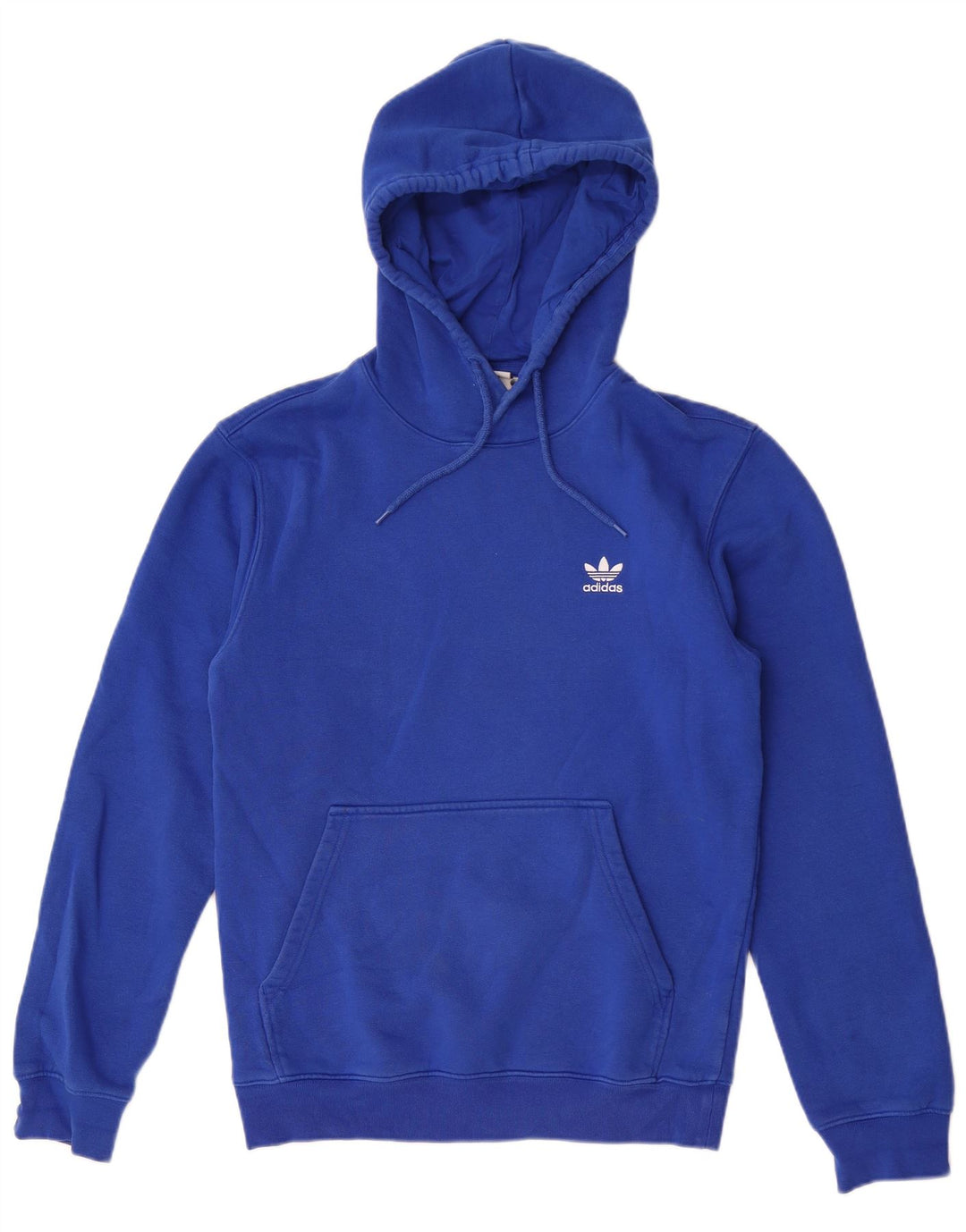 Adidas Herren Kapuzenpullover, klein, blau, Baumwolle
