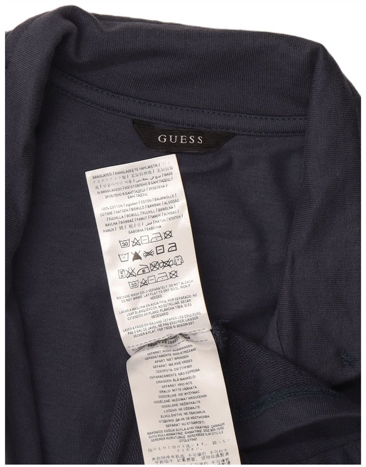 Guess Jungen-Blazer mit 2 Knöpfen, 11–12 Jahre, blaue Baumwolle