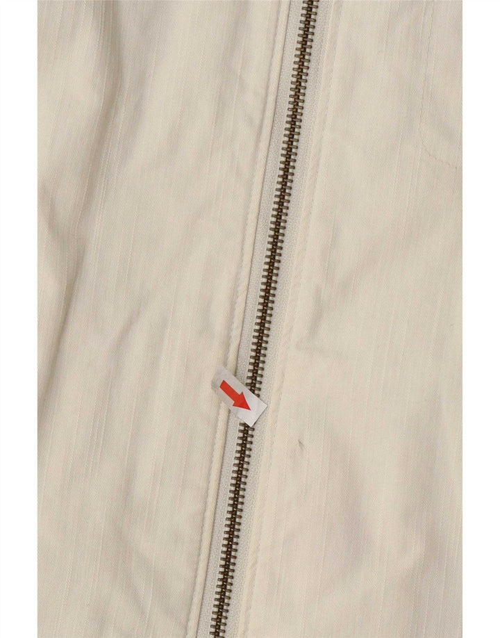 Columbia Damen Bomberjacke UK 16 Large Off White Cotton