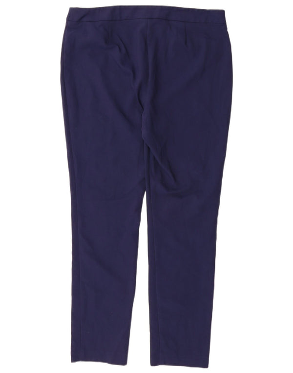 Marks & Spencer Damen Slim Freizeithose UK 16 Large W34 L28 Marineblau