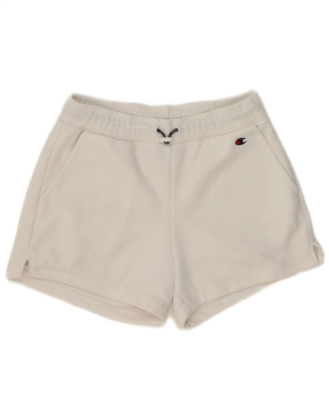 Champion Damen Sportshorts UK 14 Mittelweißes Polyester