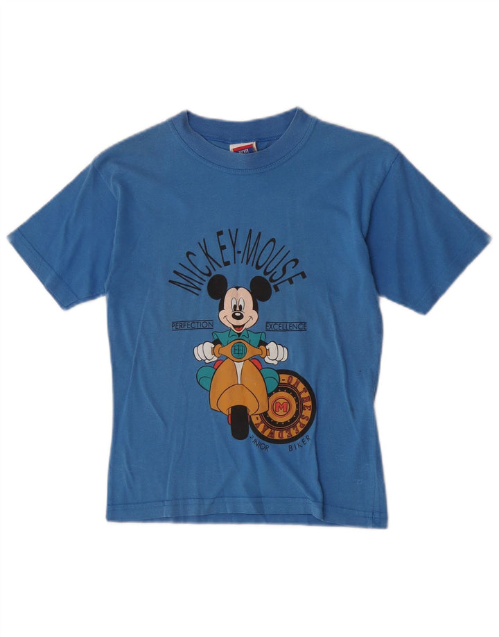 Nike T-Shirt mit Mickey-Mouse-Grafik für Jungen, 7–8 Jahre, blaue Baumwolle