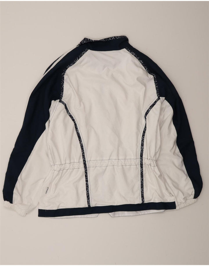 Canyon Herren-Trainingsanzugoberteil, UK-Größe 42, Größe L, Weiß, Colourblock-Polyester