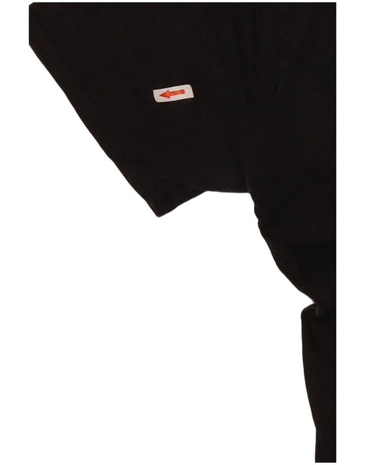Nike Herren Tiger Woods Grafik-T-Shirt aus mittelschwarzer Baumwolle