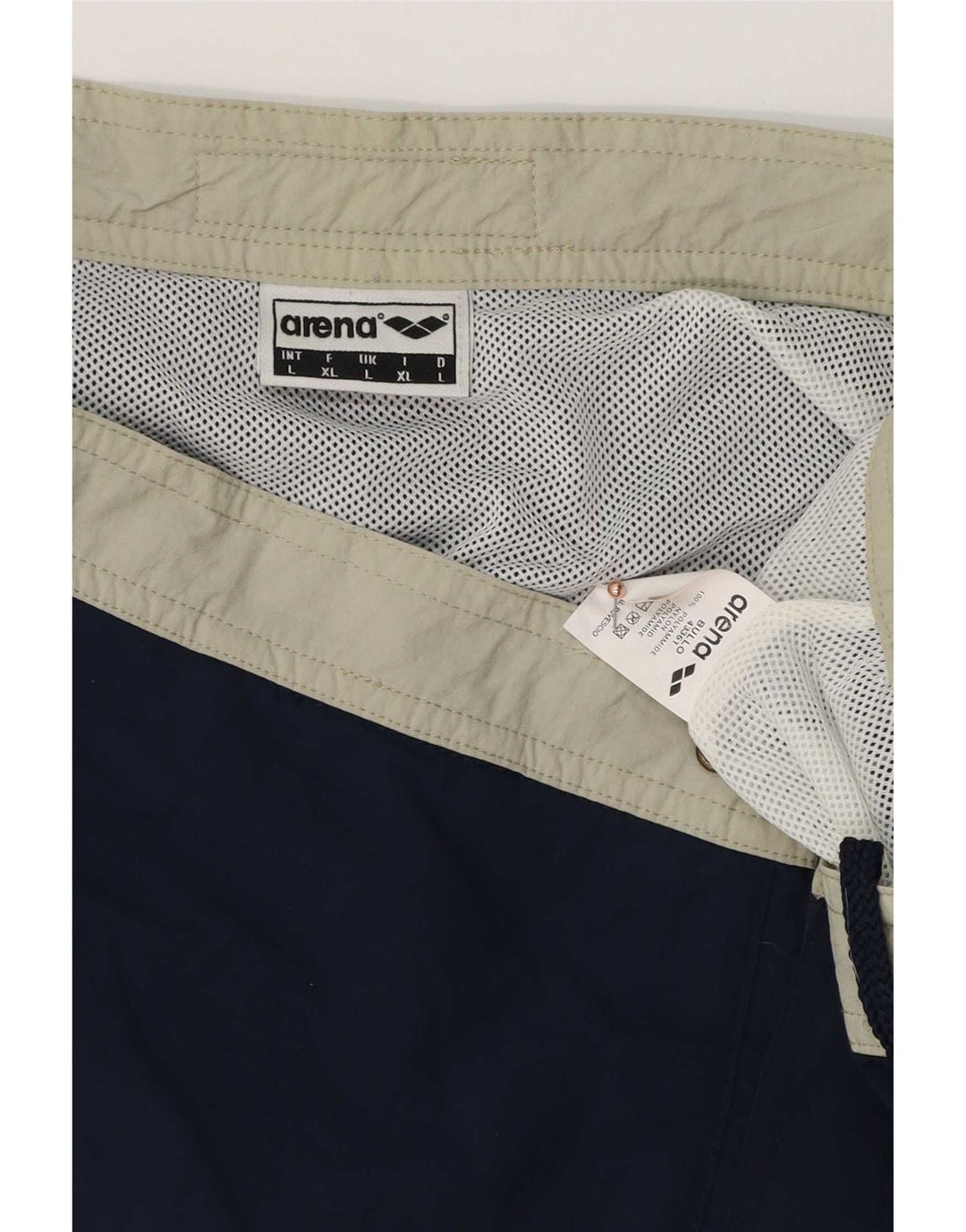 Arena Herren-Badeshorts, groß, marineblau, Farbblock-Polyester