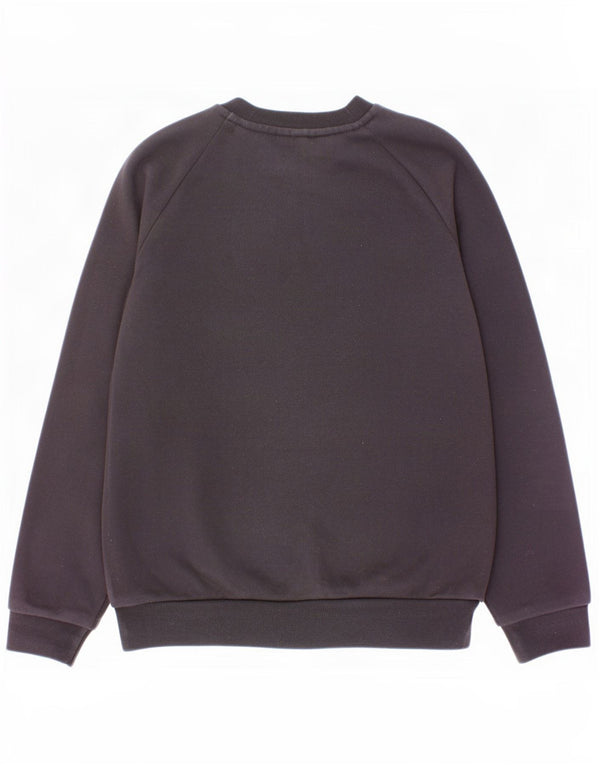 Adidas Jungen Grafik-Sweatshirt-Pullover 9–10 Jahre, schwarze Baumwolle