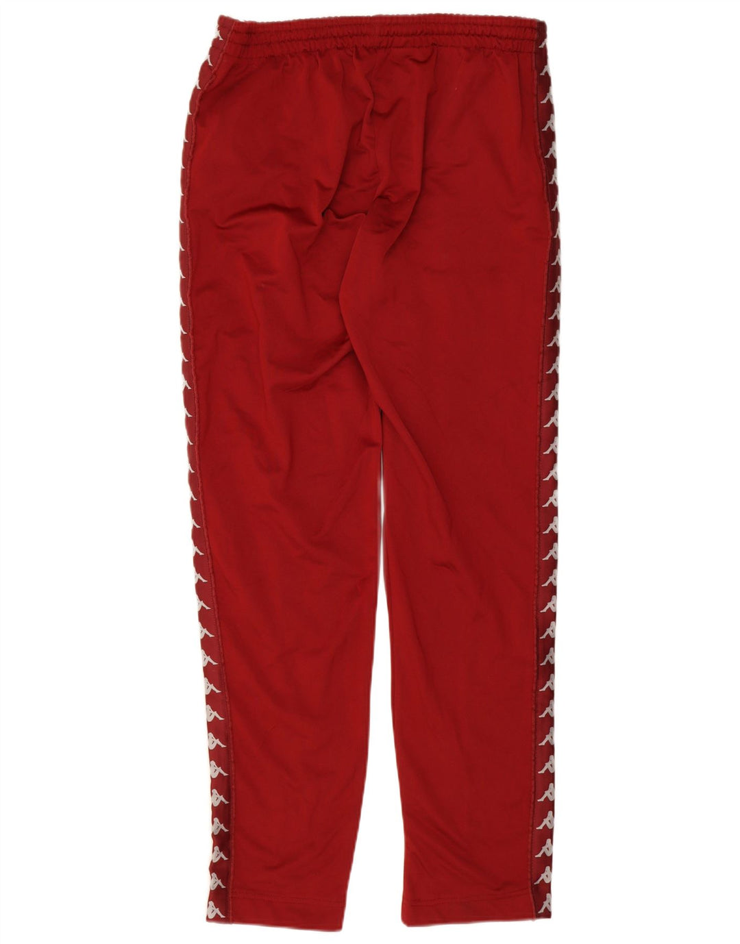 Kappa Herren-Trainingshose mit Grafik, groß, rotes Farbblock-Polyester