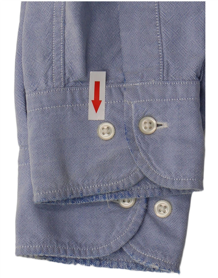 Tommy Hilfiger Herren New York Fit Hemd mittelblaue Baumwolle