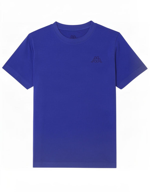 Kappa Herren T-Shirt Top mittelblaue Baumwolle