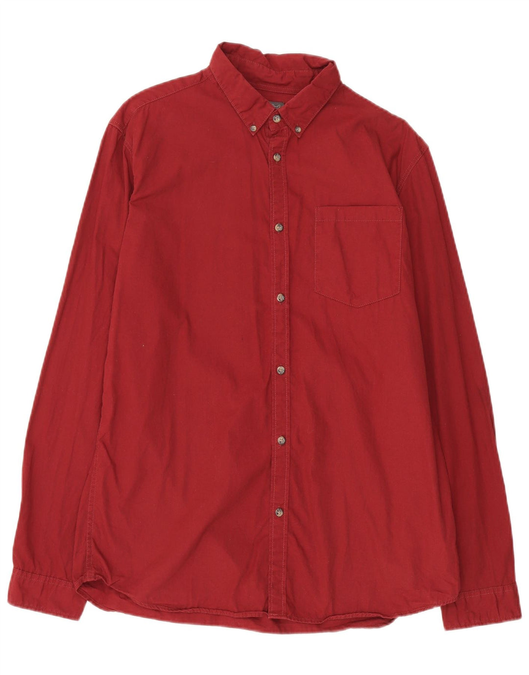 JACK & JONES Herrenhemd XL, rote Baumwolle