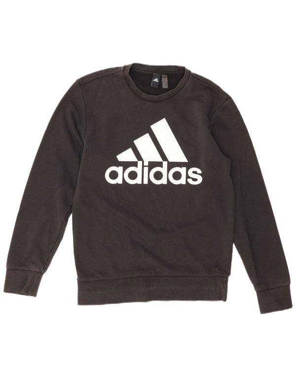 Adidas Herren Graphic Sweatshirt Pullover Small Schwarz Baumwolle