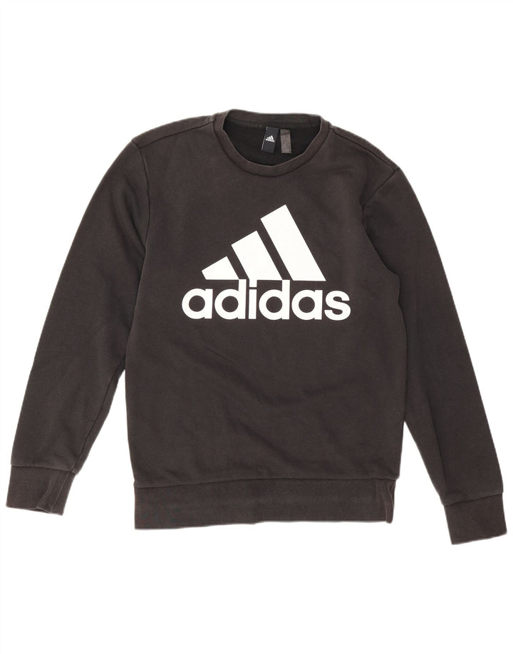 Adidas Herren Graphic Sweatshirt Pullover Small Schwarz Baumwolle