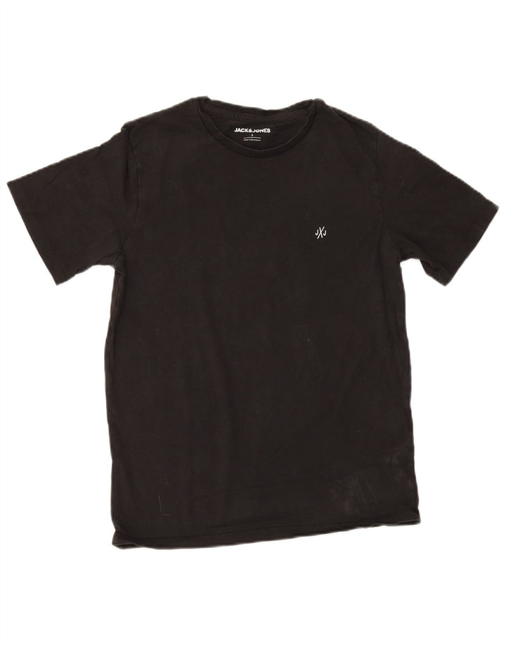 Jack & Jones Herren T-Shirt Top Small Schwarz Baumwolle
