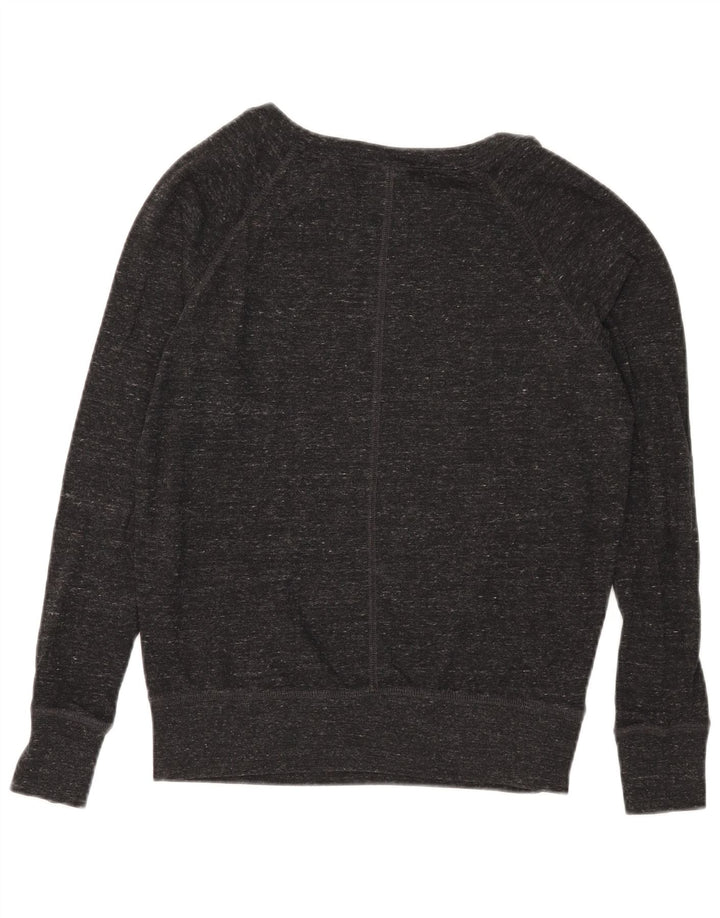 NIKE Damen-Sweatshirt mit Grafikmotiv, Gr. 10, Größe S, Schwarz gefleckt