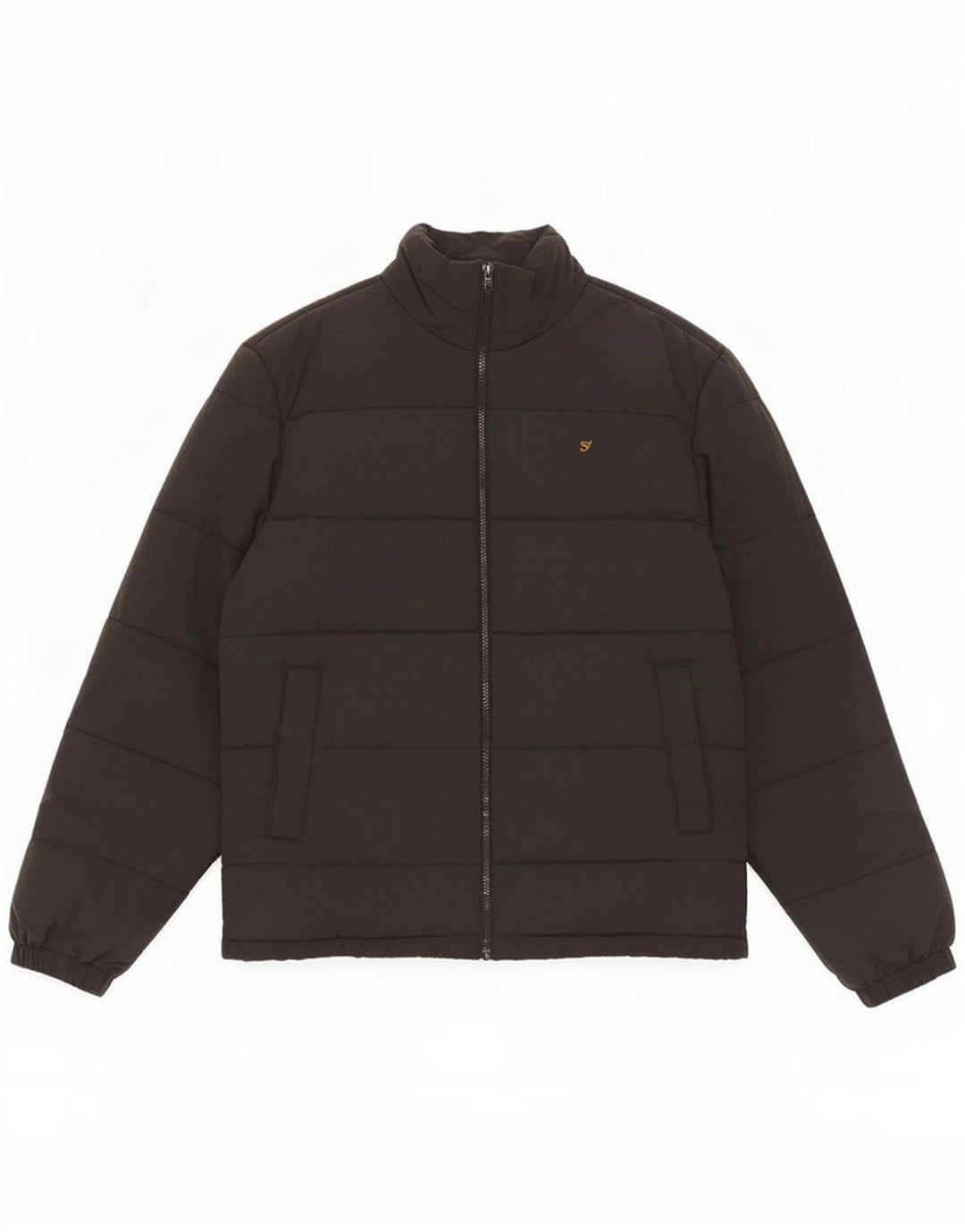Farah Herren Wattierte Jacke UK 42 XL Graues Polyamid
