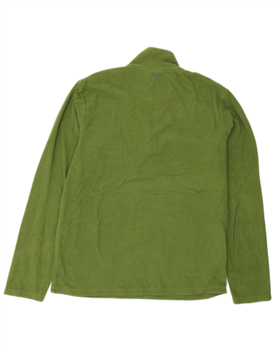 Mountain Warehouse Herren-Fleecepullover mit Reißverschluss am Kragen, Größe S, Grün, Polyester