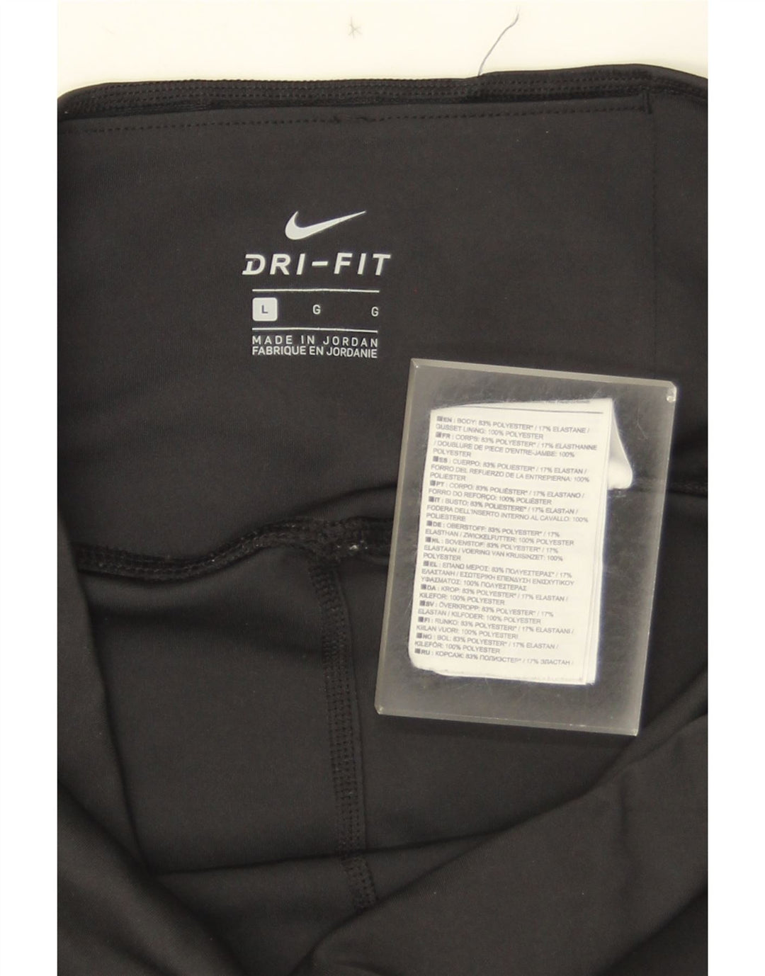 Nike Damen Dri Fit Trainingshose UK 14 Large Schwarz Polyester