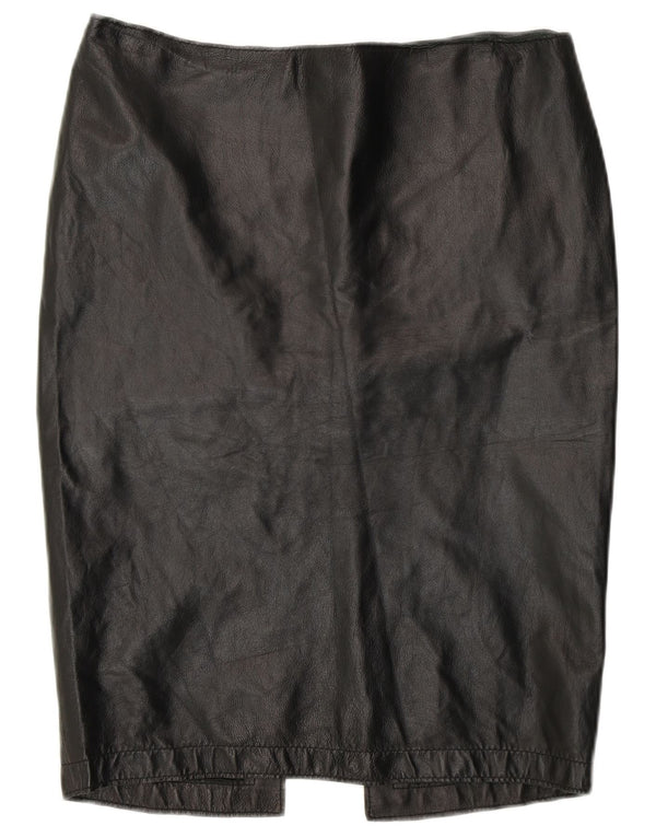 Vintage Damen Bleistiftrock IT 44 Medium W32 Schwarz