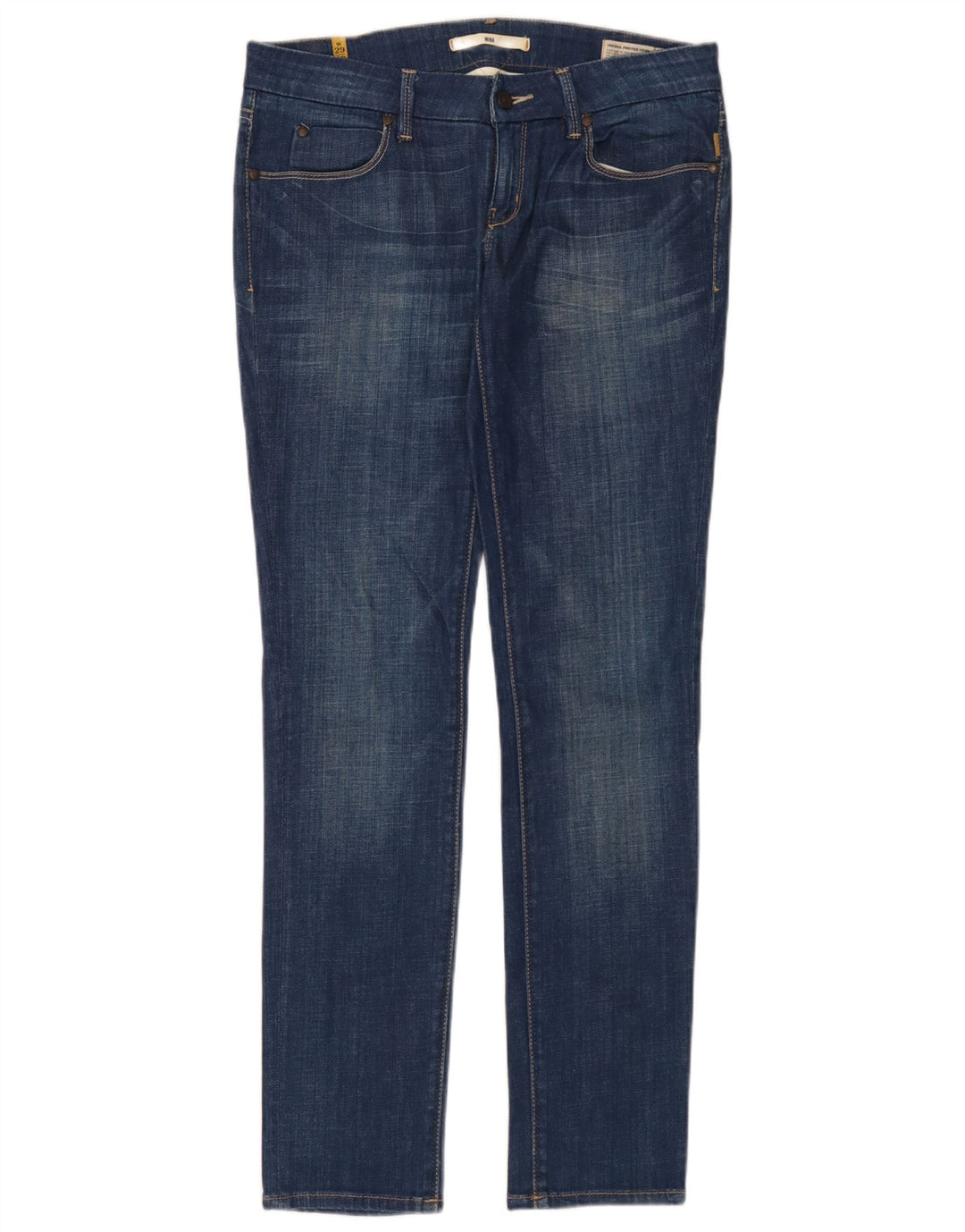 Meltin' Pot Damen Mika Slim Jeans W29 L32 Blaue Baumwolle