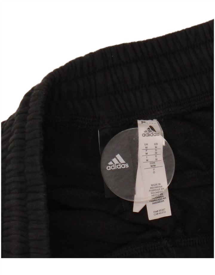 ADIDAS Herren-Trainingshose, mittelschwarz, Baumwolle