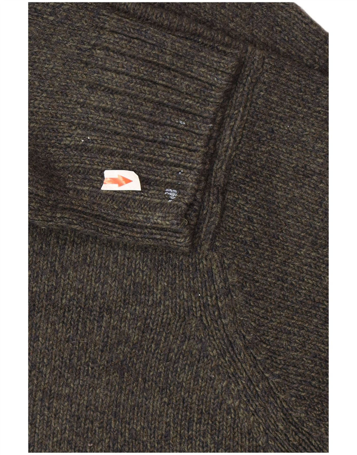 Marks & Spencer Rollkragenpullover für Herren, groß, Acryl, Grün