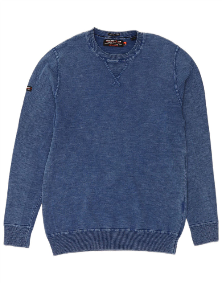 Superdry Herren Sweatshirt Pullover Small Blau