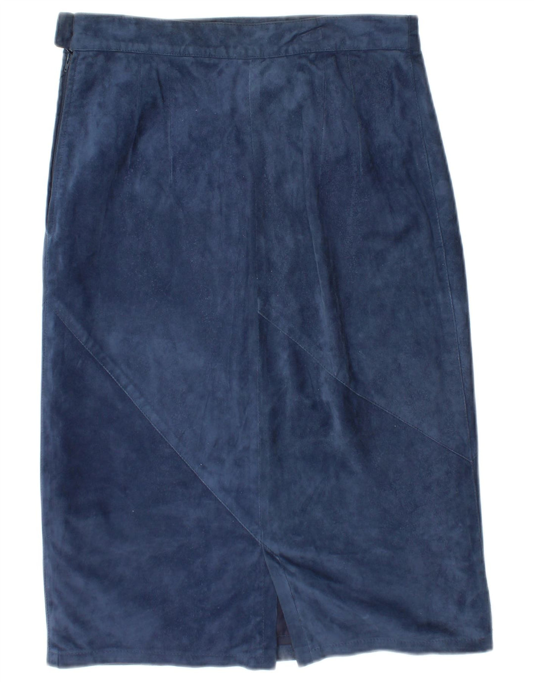 Robrik Damen-Wildleder-2-teiliges Rock-Set IT 44 Medium W30 Marineblaues Leder