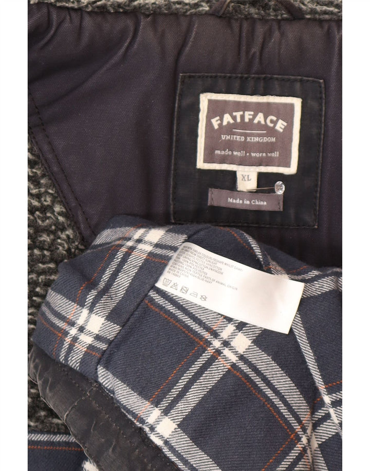 Fat Face wattierte Herrenweste UK 42 XL Marineblau Polyester