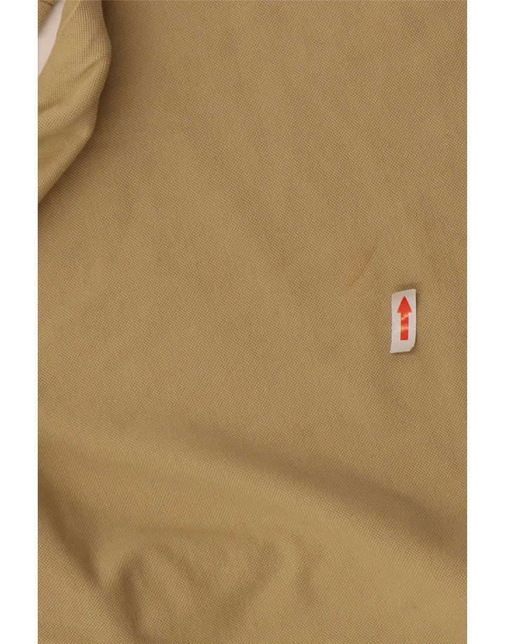 Trussardi Herren-Poloshirt Mittelbeige gestreift
