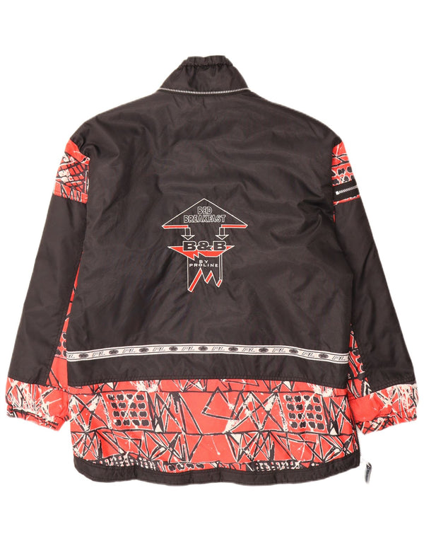 Proline Mens Graphic Anorak Jacke UK 40 Großes rotes geometrisches Polyamid