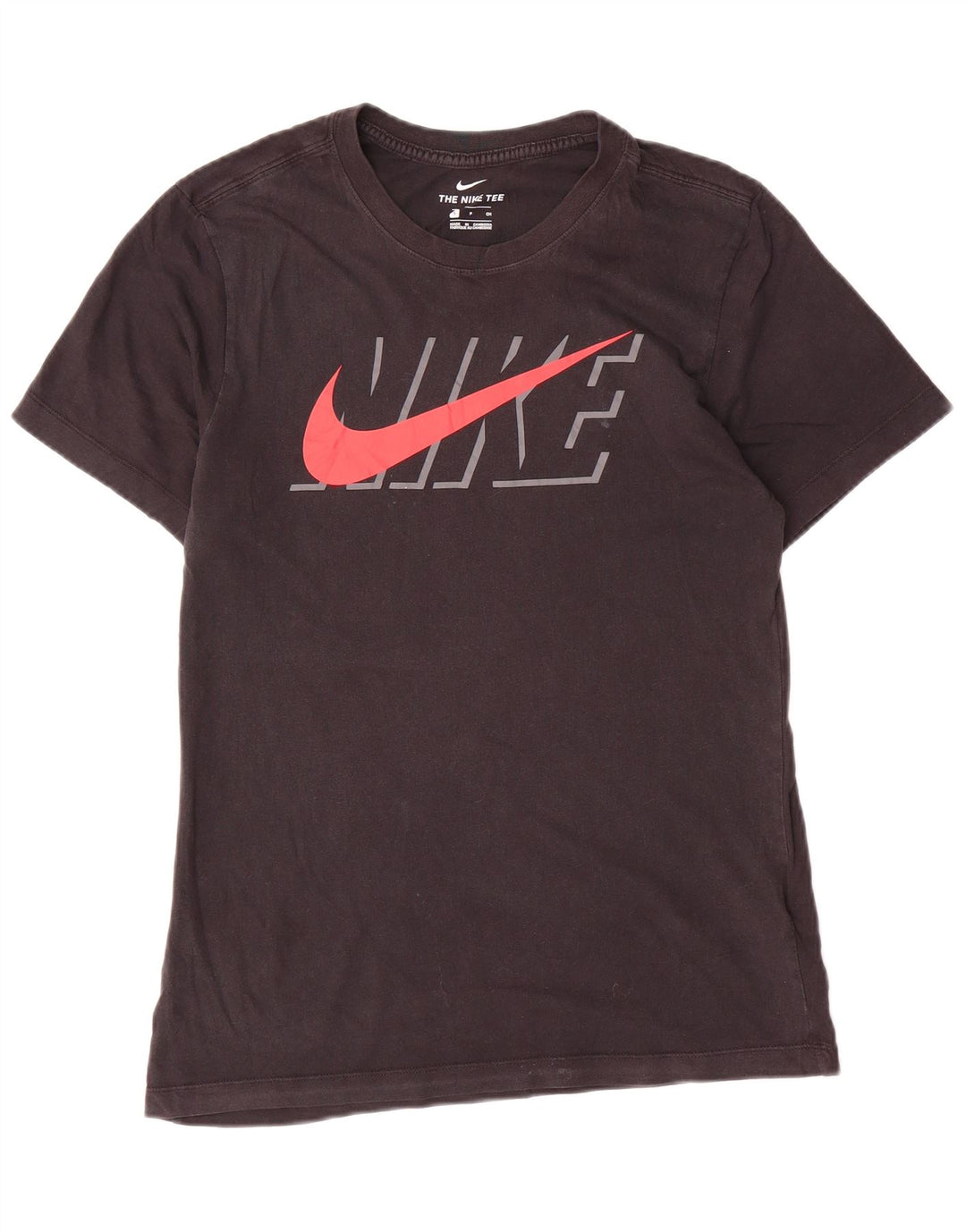 Nike Herren-T-Shirt mit Grafik, Größe S, schwarze Baumwolle