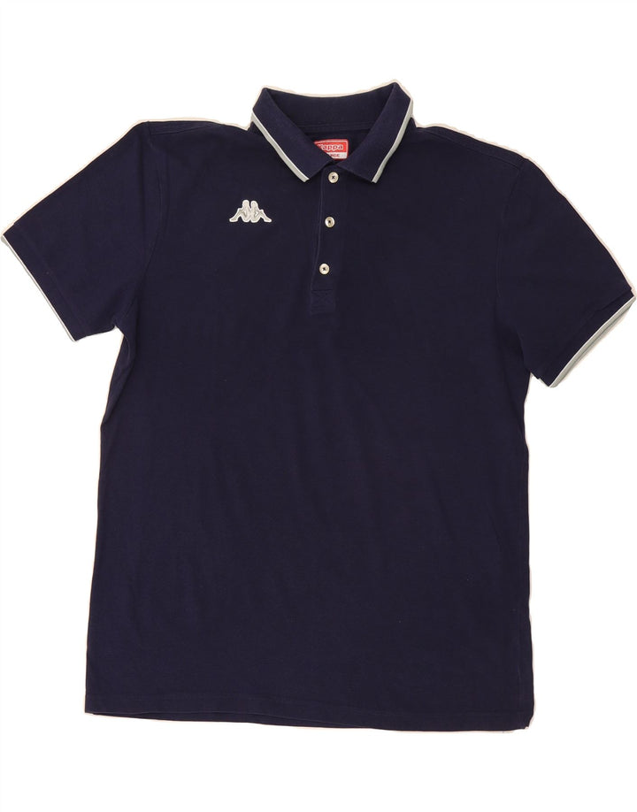 KAPPA Mens Polo Shirt XL Navy Blue Vintage Kappa and Second-Hand Kappa from Messina Hembry 