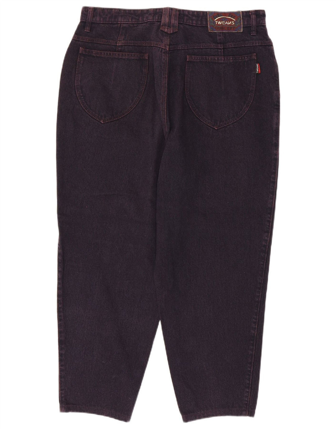 VINTAGE Damen Tapered Jeans W34 L27 Lila