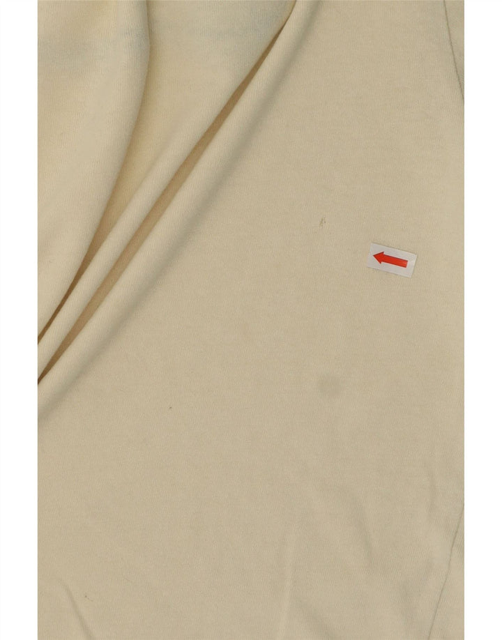 Champion Herren-T-Shirt mit Grafik, mittelgroß, cremefarbene Baumwolle