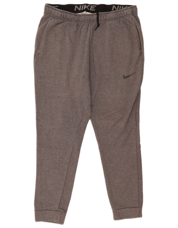 Nike Herren Dri Fit Trainingshose Jogger XL Grau Baumwolle