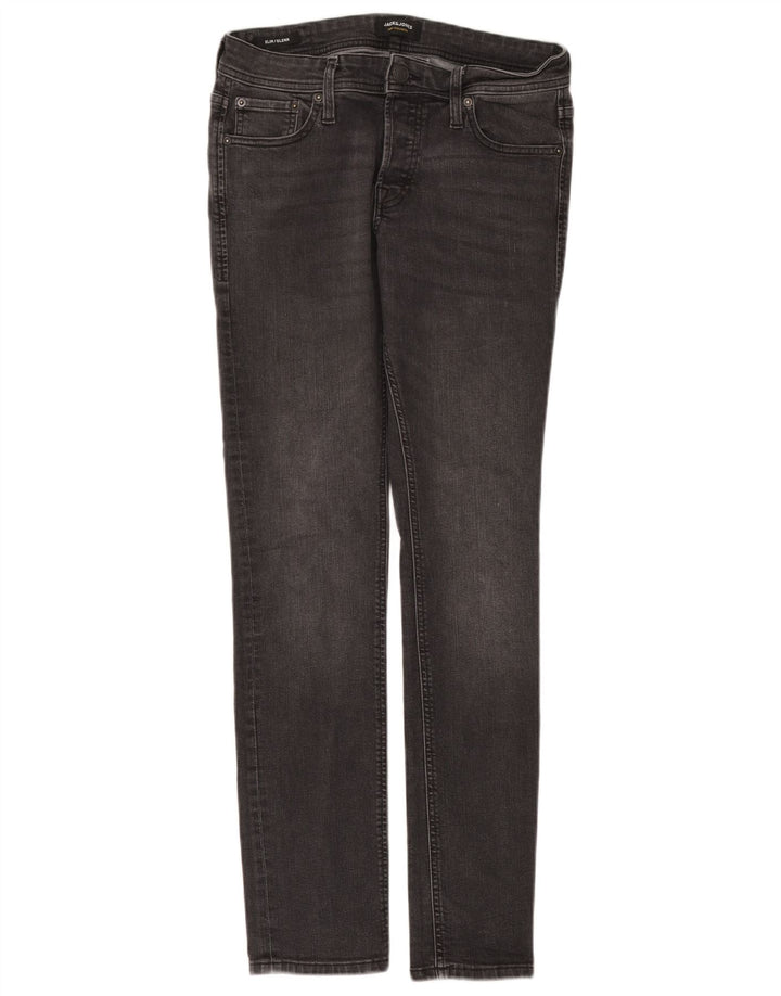 Jack & Jones Herren GLENN Slim Jeans W30 L32 Graue Baumwolle