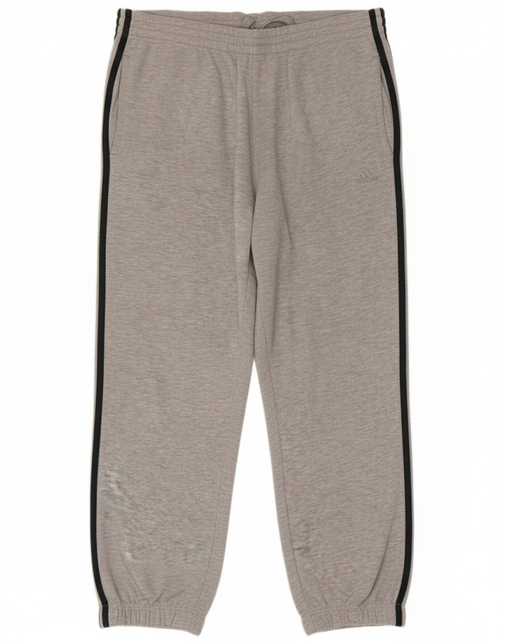 Adidas Herren Trainingshose Jogger Große graue Baumwolle