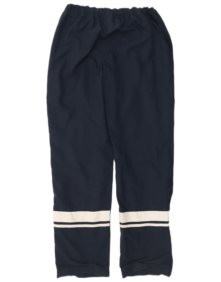 Sergio Tacchini Herren-Trainingshose, mittleres Marineblau, Farbblock