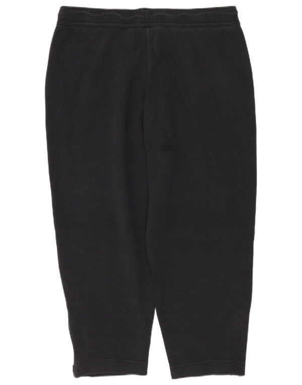 Nike Capri-Trainingshose für Damen, UK 14, mittelschwarz, Baumwolle